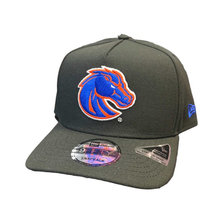 Boise State Broncos New Era 9Fifty A-Frame Snapback Hat (Black)