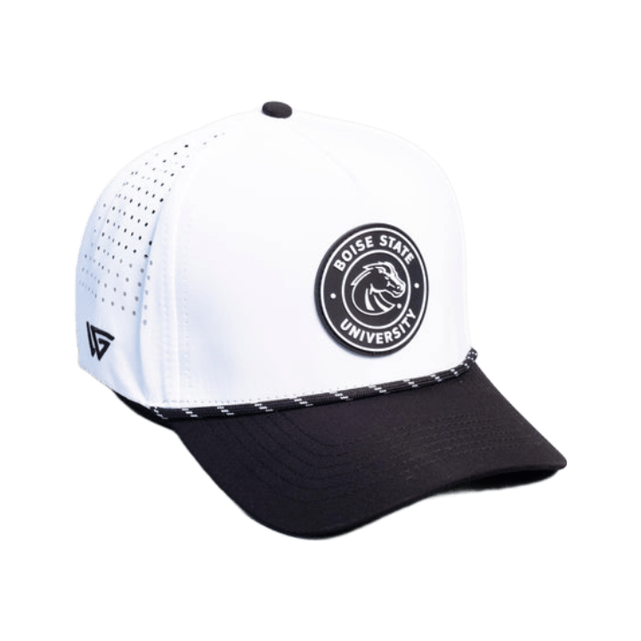 Boise State Broncos Woodn Grail Rope Breathable A-Frame Snapback Hat (Black)