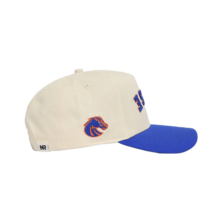 Boise State Broncos No Rivals Upside Down Snapback Hat (Cream/Blue)