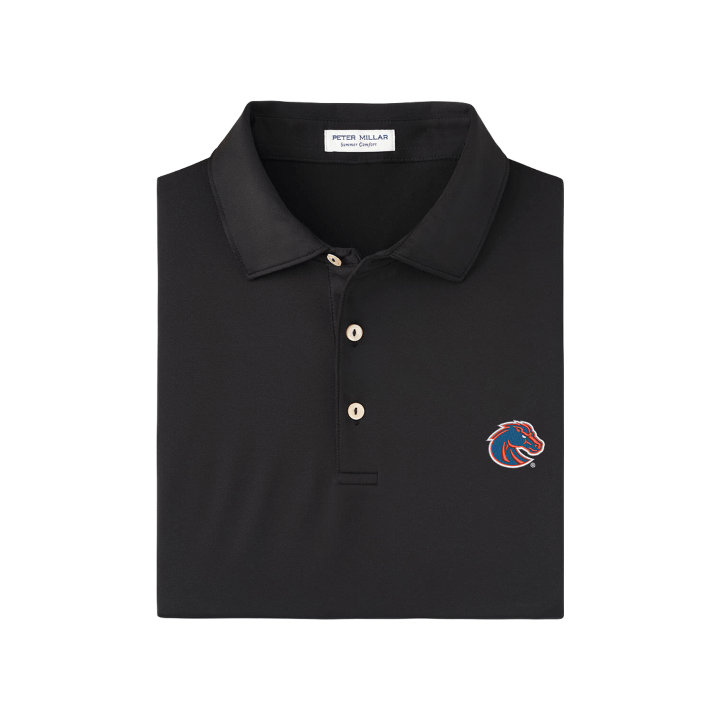 Boise State Broncos Men's Peter Millar Polo (Black)