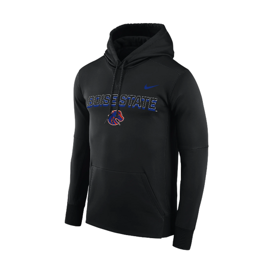Boise State Broncos Nike Men's Shadow Therma Hoodie (Black)