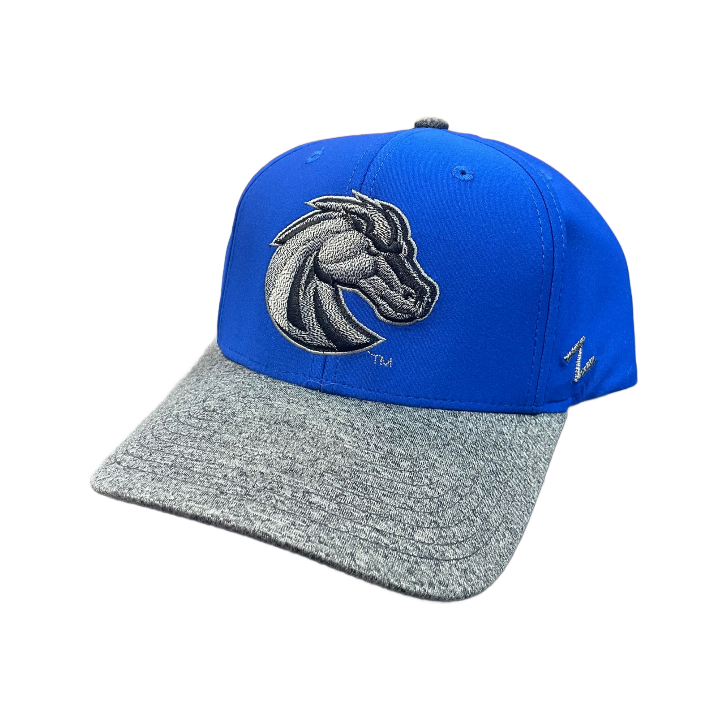 Boise State Broncos Zephyr Flex Fit Hat (Blue/Grey)