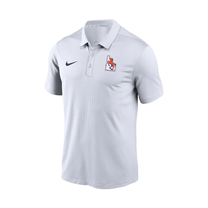 Boise State Broncos Nike Men's Victory Vault Dri-Fit Polo (White)