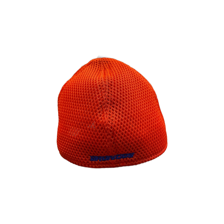 Boise State Broncos New Era Bronco Mesh 39Thirty Flex Fit Hat (Blue/Orange)