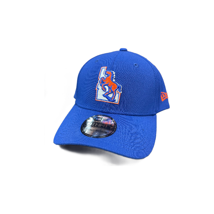 Boise State Broncos New Era Vault Horse 39Thirty Flex Fit Hat (Blue) – The  Blue and Orange Store