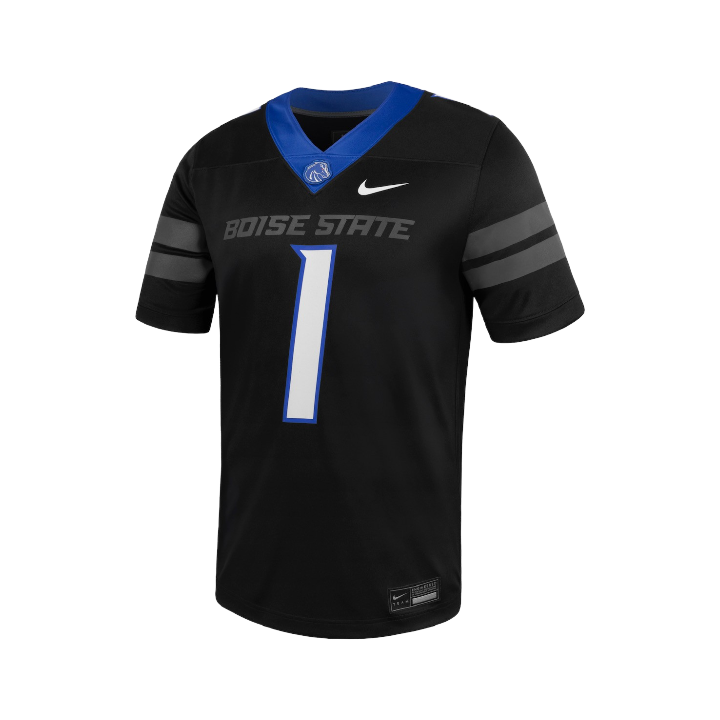 Boise State Broncos Nike Men's Football Game Jersey (Black)
