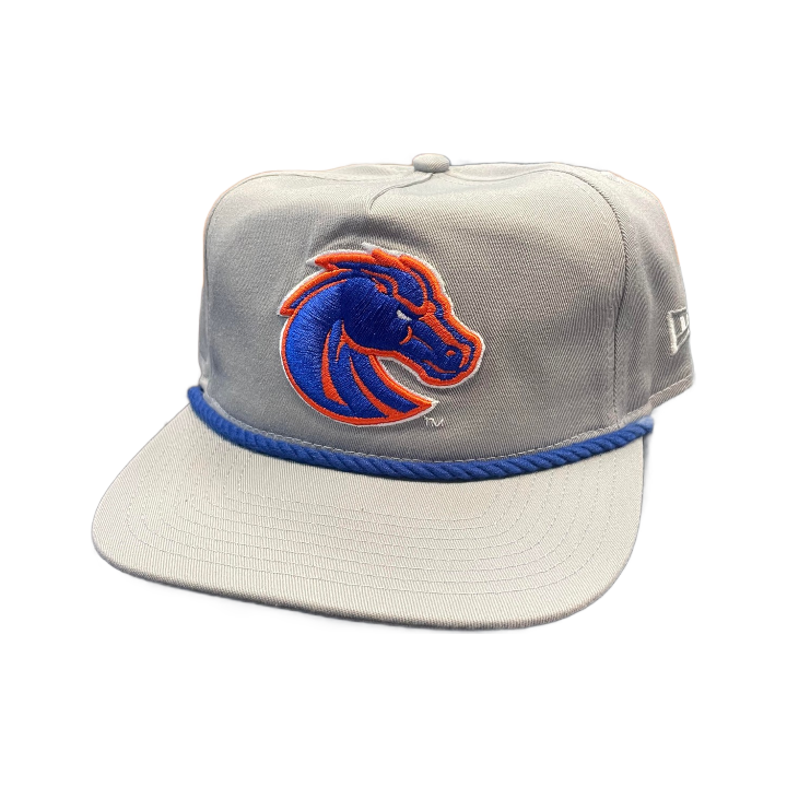 Boise State Broncos New Era Golfer 9Fifty Snapback Hat (Grey)