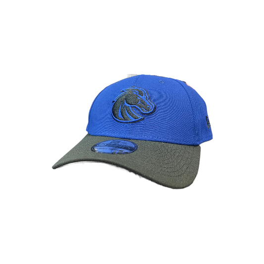 Boise State Broncos New Era Bronco 39Thirty Flex Fit Hat (Blue/Black)