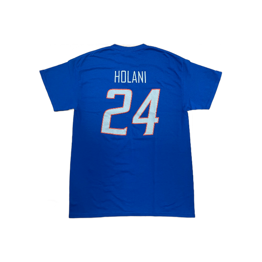 Boise State Broncos Select Men's "Holani" Name and Number Football Tee (Blue)