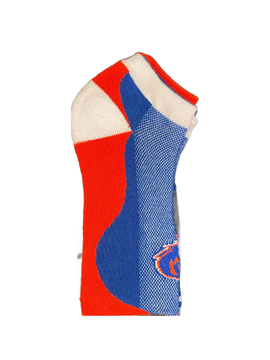 Boise State Broncos For Bare Feet 3 Pair Ankle Socks