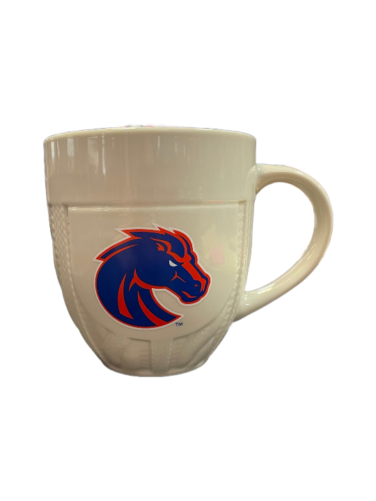 Boise State Broncos Memory Company Sweater Mug (White)