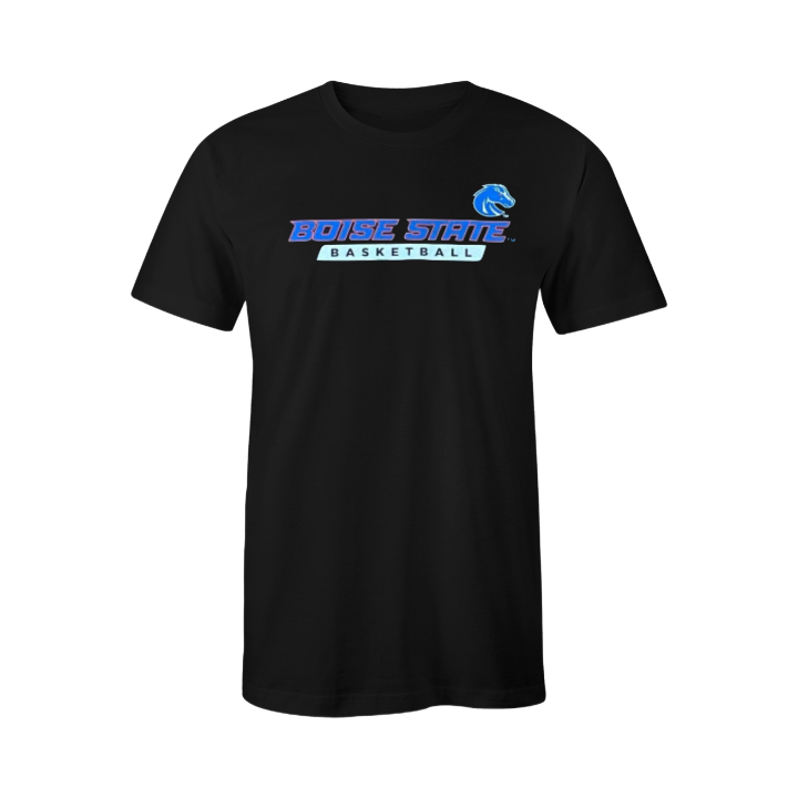 Boise State Broncos Select Men's Basketball Wordmark Gameday T-Shirt (Black)