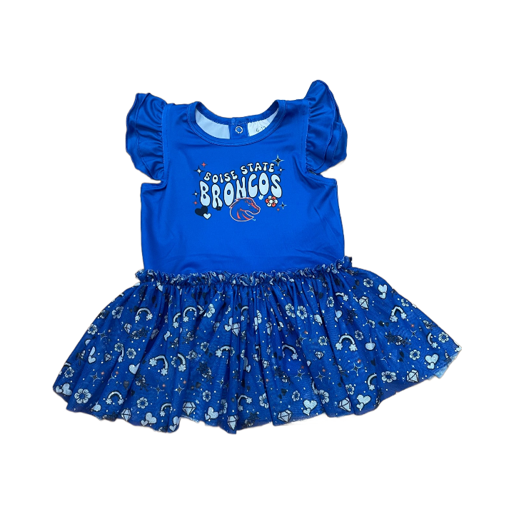 Boise State Broncos ZooZatz Infant Tutu Onesie (Blue)