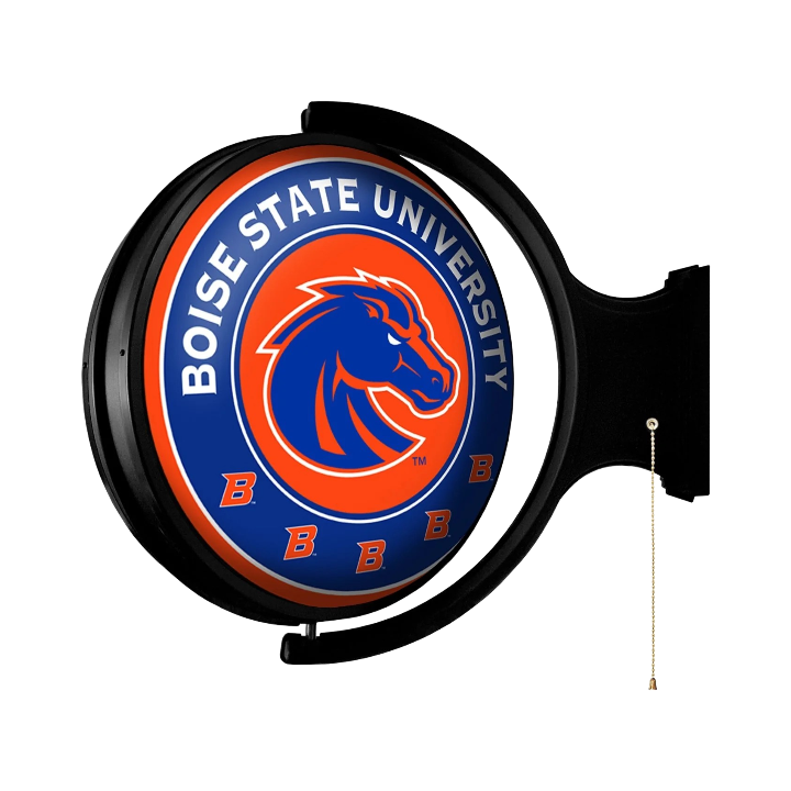Boise State Broncos The Fan Brand Original Rotating Light Up Sign (Orange)