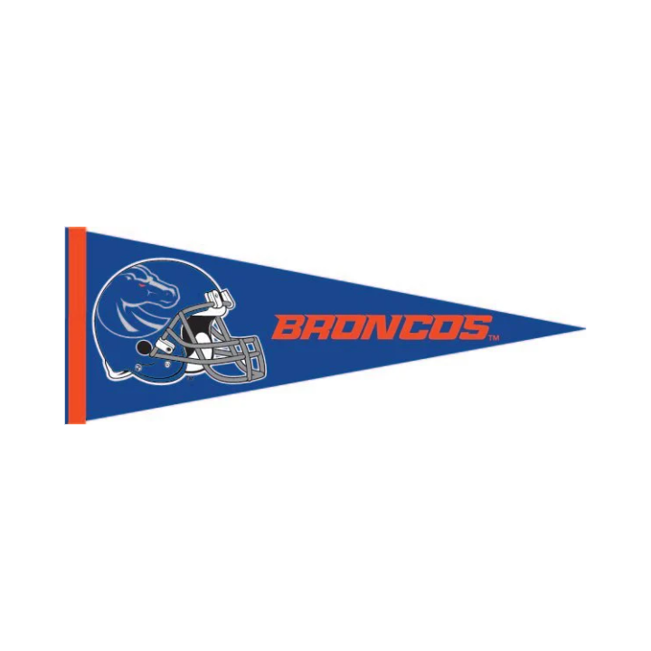 Boise State Broncos Sewing Concepts Helmet Pennant (Blue)