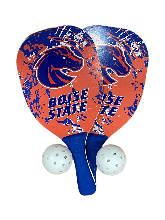 Boise State Broncos Spirit Products Pickle Ball Set (Blue/Orange)