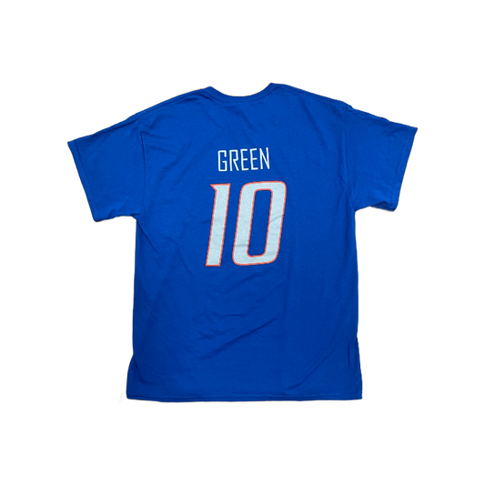Boise State Broncos Select Youth "Green" Name and Number Football Tee (Blue)