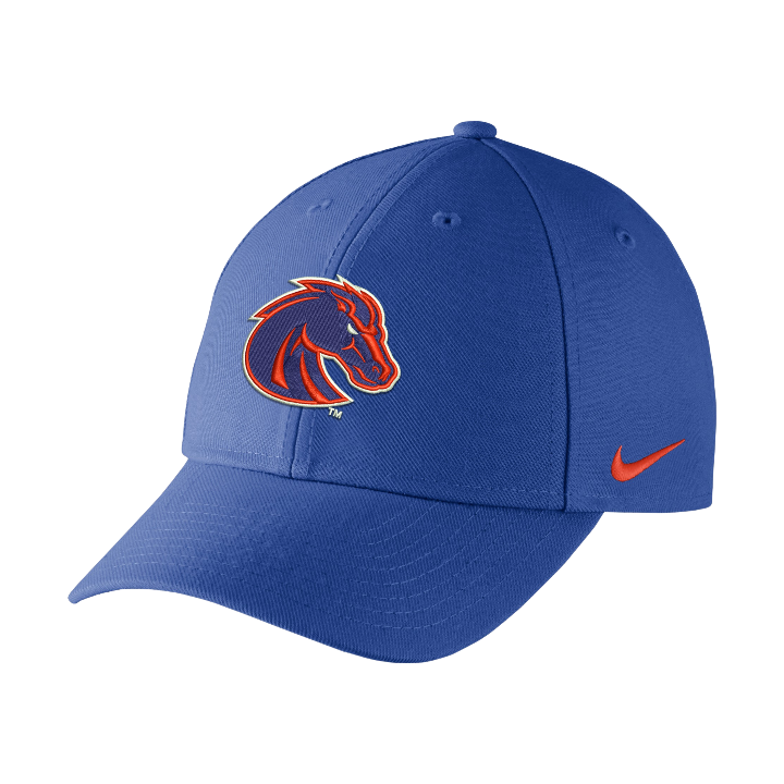 Boise State Broncos Nike Classic99 Velcro Adjustable Hat Blue The Blue and Orange Store