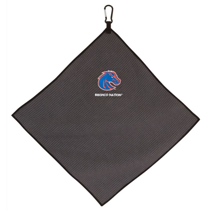 Boise State Broncos Team Effort 15x15 Face/Club Golf Towel (Grey)