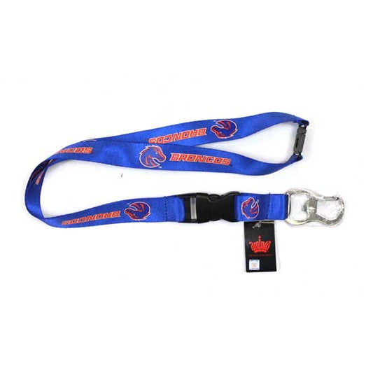 Boise State Broncos Aminco "Broncos" Bottle Opener Lanyard (Blue)