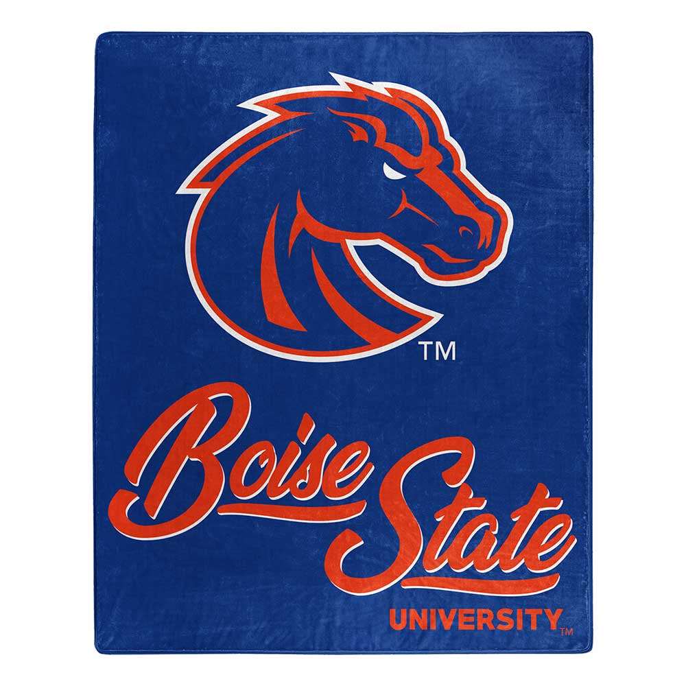 Boise State Broncos Northwest Group Royal Plush Raschel Throw