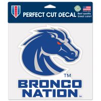Boise State Broncos Wincraft 8x8 "Bronco Nation" Decal (Blue)