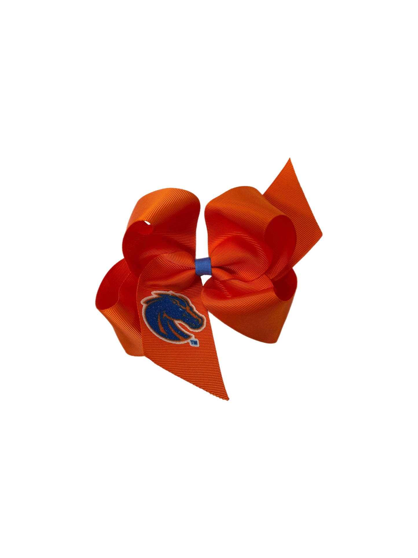 Boise State Broncos USA Bows Jumbo Glitter Bow (Orange)