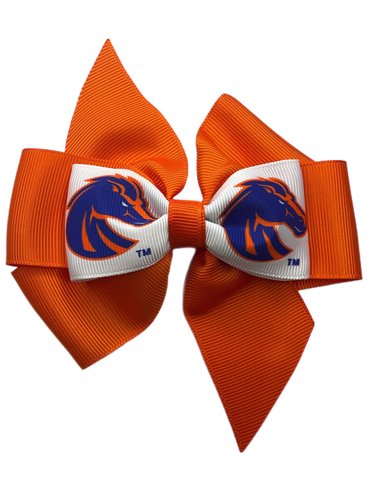 Boise State Broncos USA Bows Fan Bow (Orange)