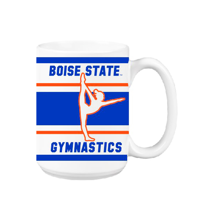 Boise State Broncos 15oz Gymnastics Mug (White)