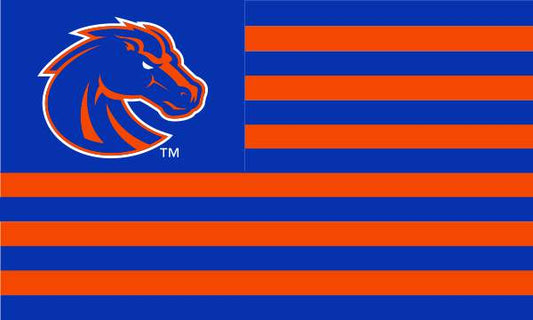 Boise State Broncos Sewing Concepts Bronco Nation Deluxe 3x5 Flag (Blue/Orange)