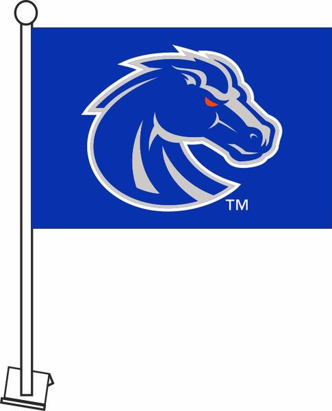 Boise State Broncos Sewing Concepts Car Flag (Blue)