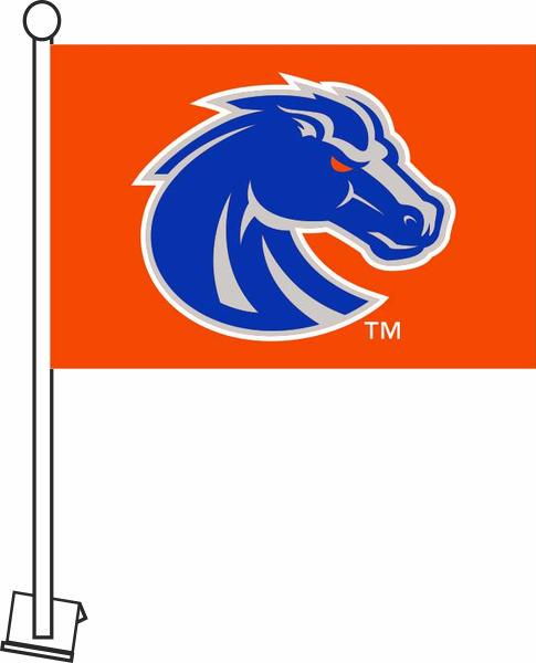 Boise State Broncos Sewing Concepts Car Flag (Orange)