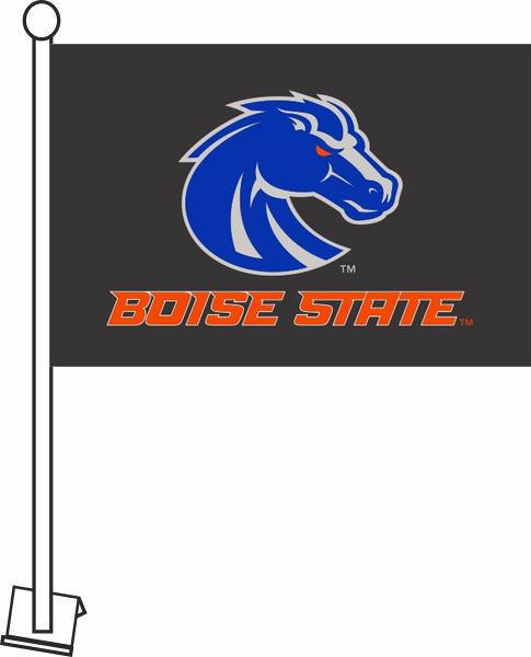 Boise State Broncos Sewing Concepts Car Flag (Black)
