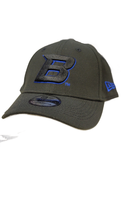 Boise State Broncos New Era "B" 39Thirty Youth Flex Fit Hat (Black)