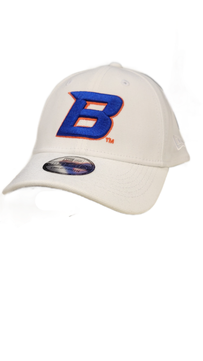 Boise State Broncos New Era "B" 39Thirty Youth Flex Fit Hat (White)