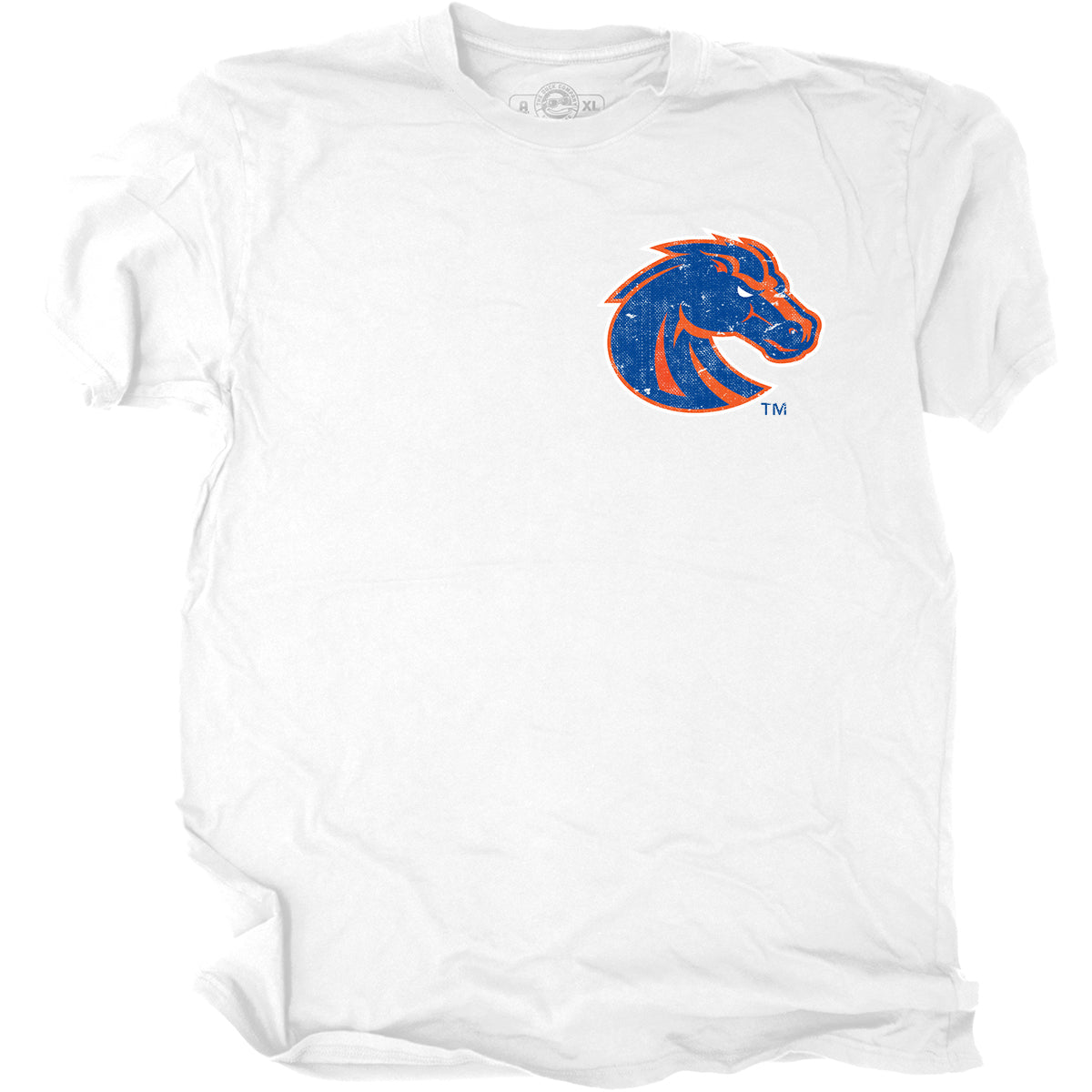 Boise State Broncos Duck Company Men's Two-Side Pickup T-Shirt (White)