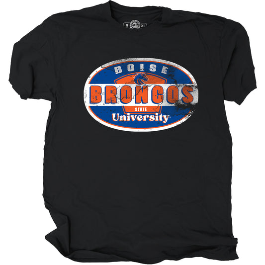 Boise State Broncos Duck Company Men's T-Shirt (Black)