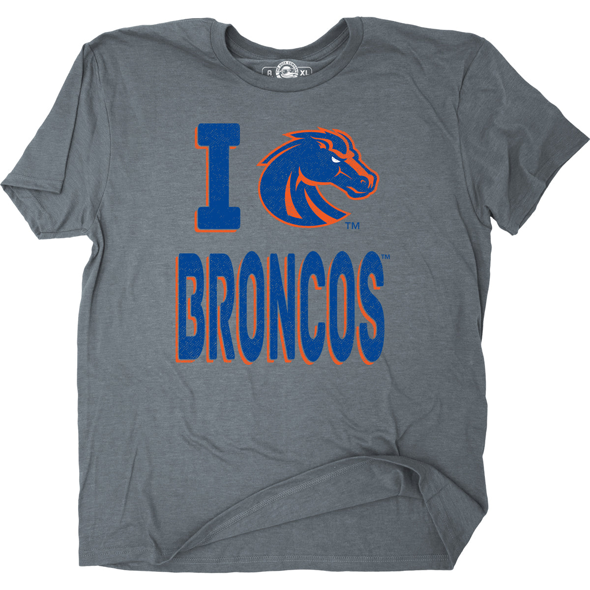 Boise State Broncos Duck Company Men's T-Shirt (Grey)