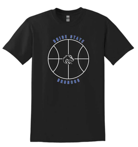 Boise State Broncos Select Men's Basketball "Outline" Gameday T-Shirt (Black)
