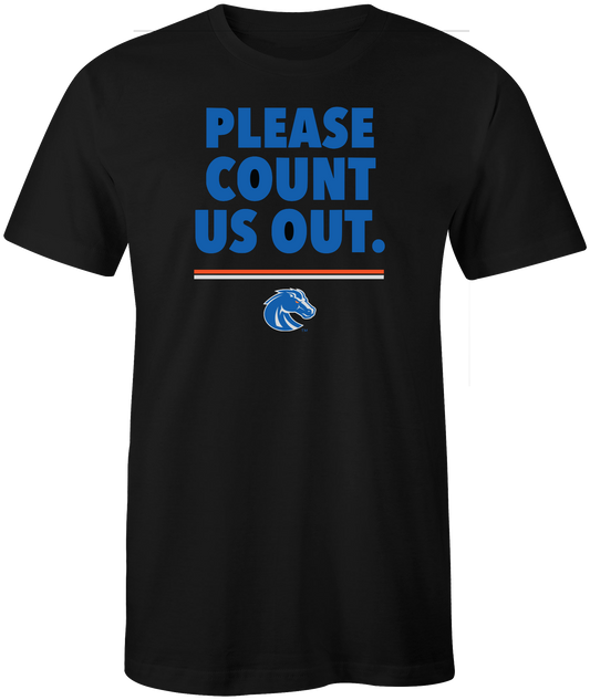 Boise State Broncos Men's Count Us Out (Black)