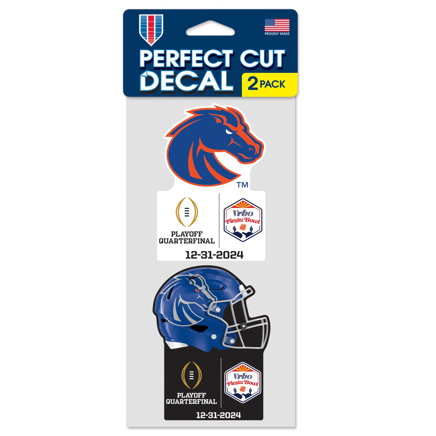 Boise State Broncos Fiesta Bowl 4 x 8 Decal