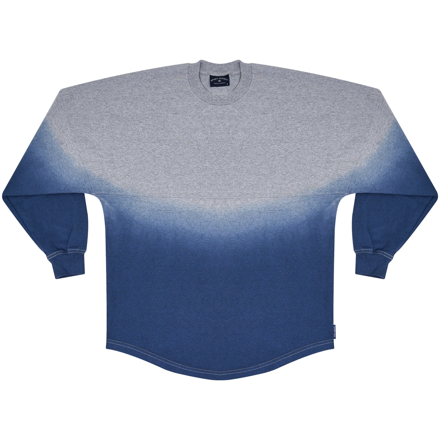 Boise State Broncos Spirit Jersey Unisex Oversized Crewneck (Grey/Blue)