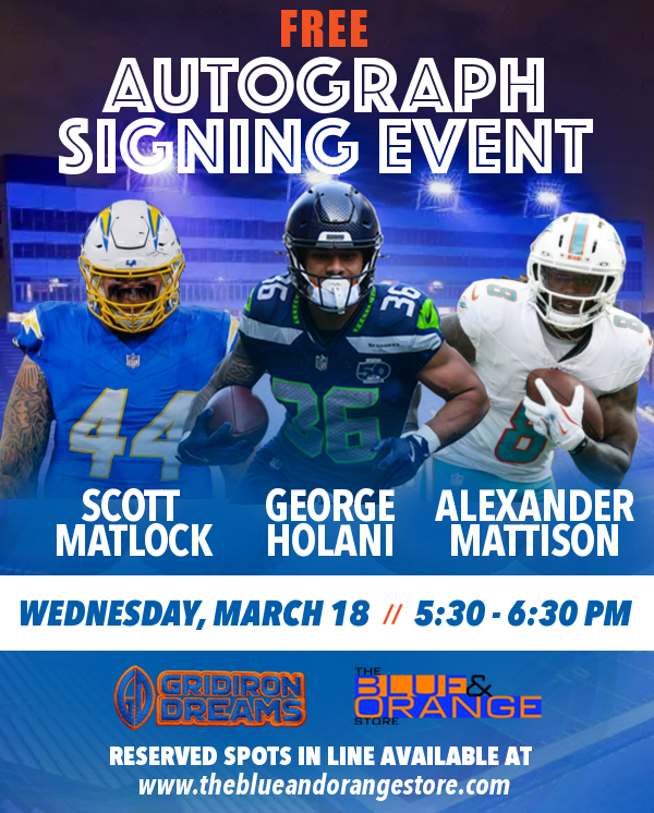 March 18th Autograph Event - Reserved Spot