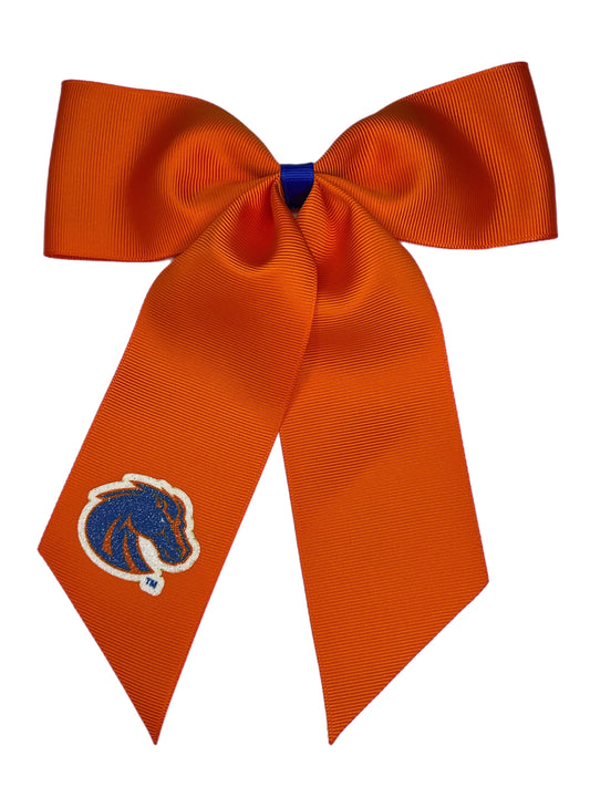 Boise State Broncos USA Bows Glitter Cheer Bow (Orange)
