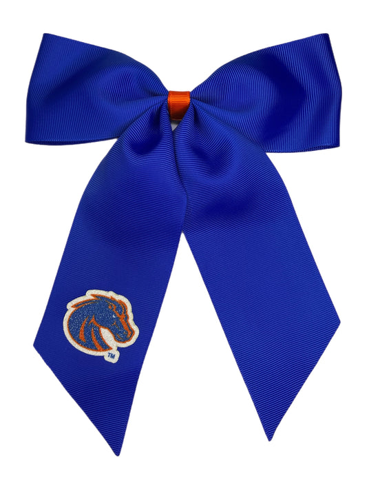 Boise State Broncos USA Bows Glitter Bow (Blue)
