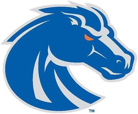 Boise State Broncos Logo Products 4.5x3.5 Bronco Decal (Blue)