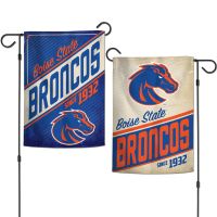 Boise State Broncos Wincraft Two Sided 12.5x18 Retro Garden Flag (Blue/White)