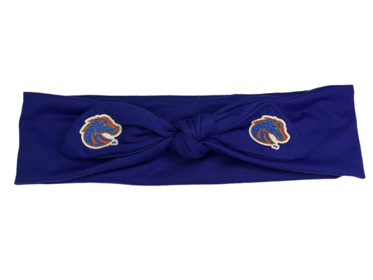 Boise State Broncos USA Bows Head Band (Blue)