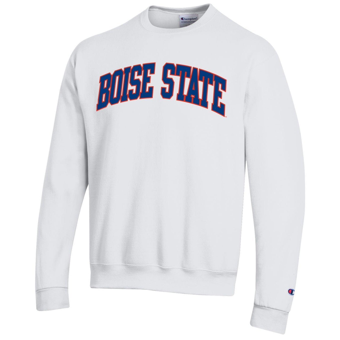 Boise State Broncos Champion Women's Oversized Crewneck Sweatshirt (White)