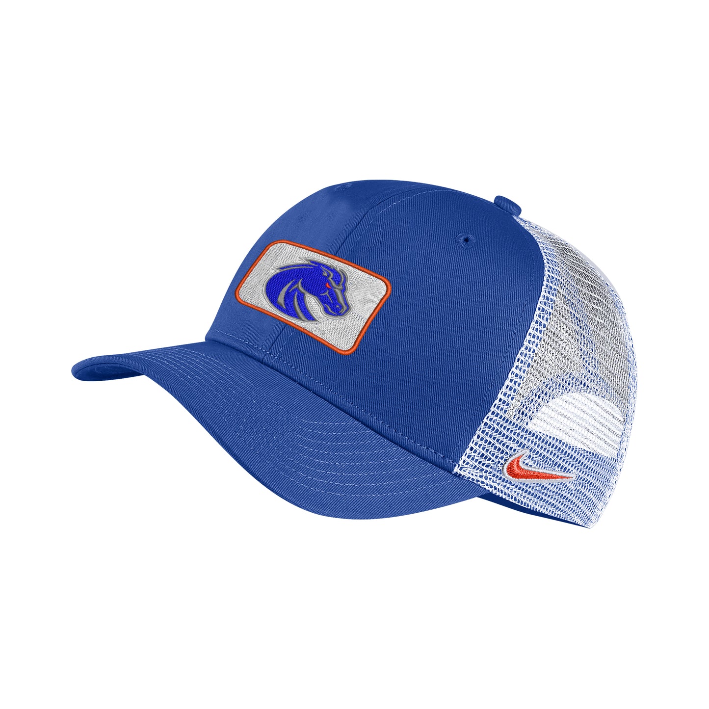 Boise State Broncos Nike Classic99 Bronco Trucker Snapback Hat (Blue)